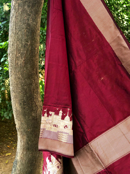 Handloom Banaras Silk Ghaat Dupatta