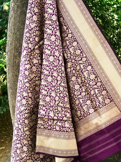 Handloom Banarasi Katan Silk Shikargah Dupatta