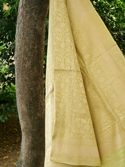 Handloom Banarasi Katan Silk Shikargah Dupatta