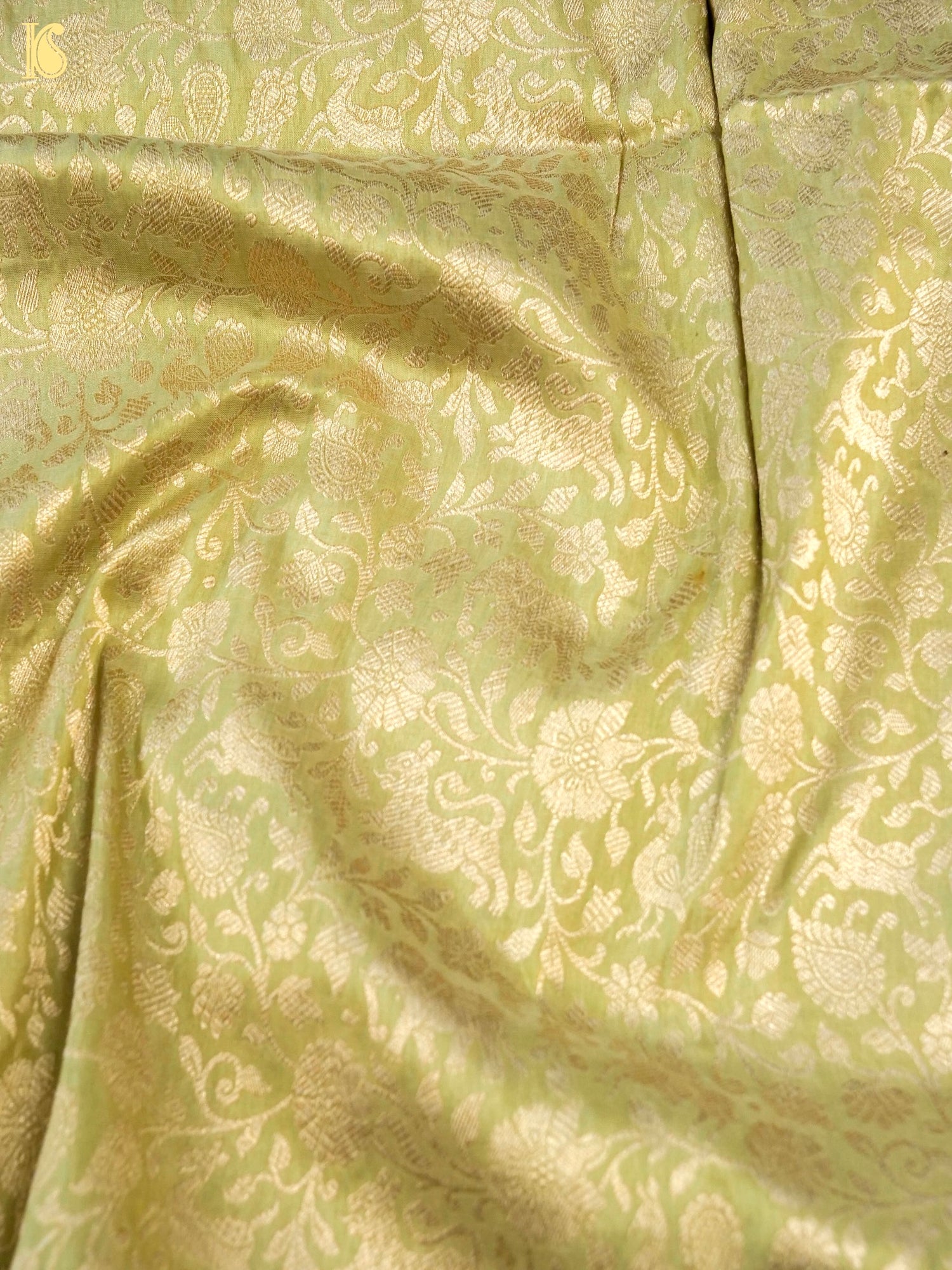 Handloom Banarasi Katan Silk Shikargah Dupatta