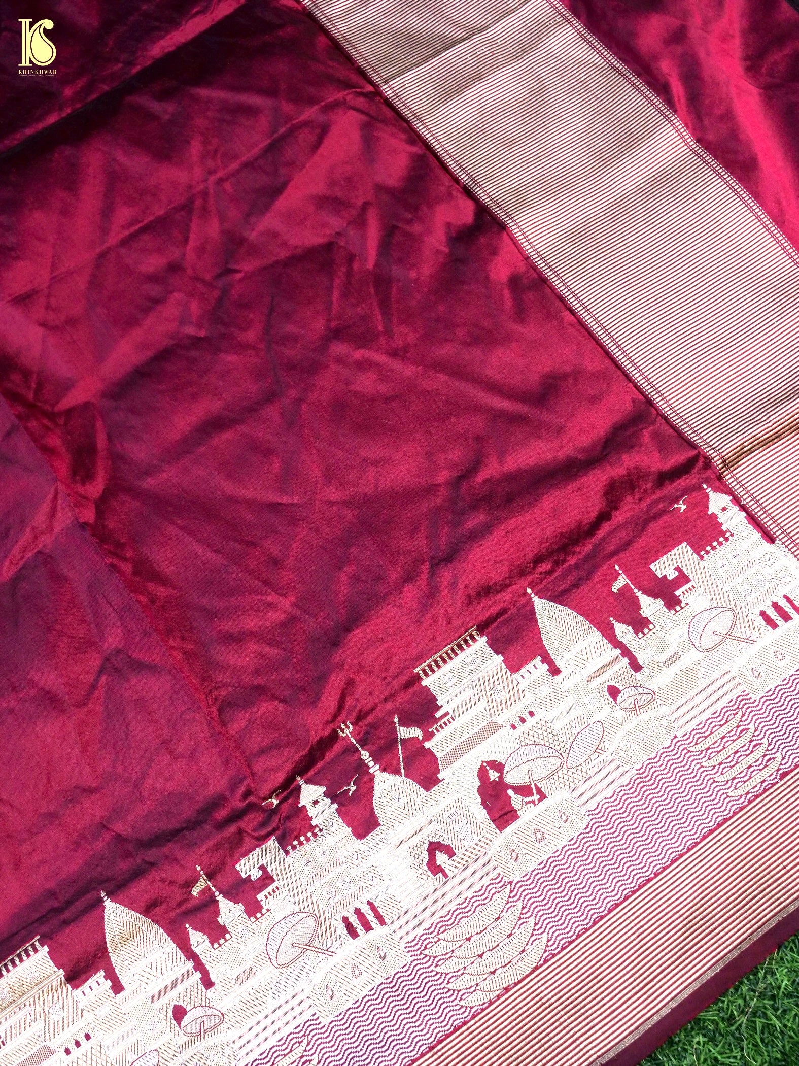 Handloom Banaras Silk Ghaat Dupatta