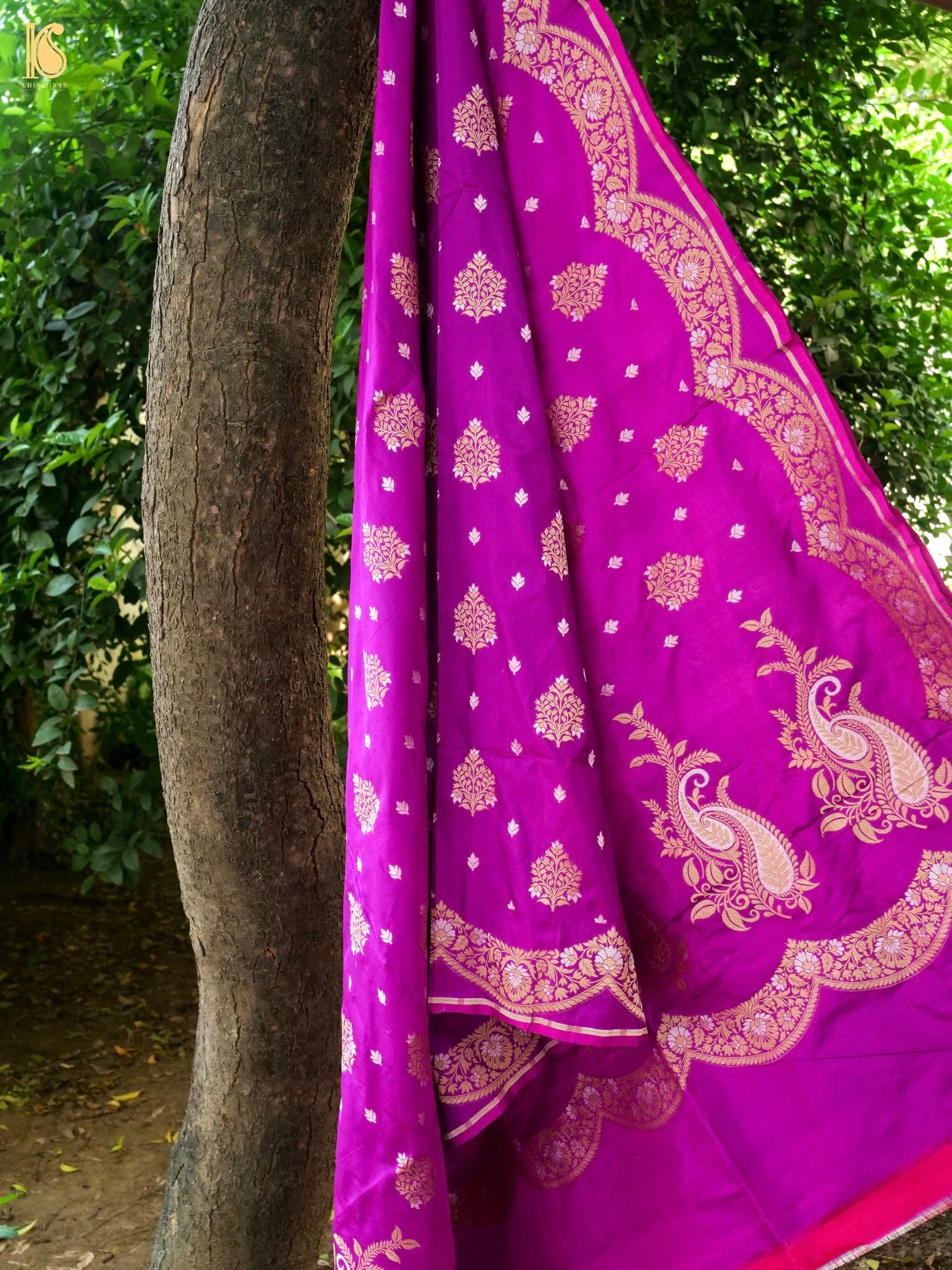 Handloom Banarasi Katan Silk Dupatta