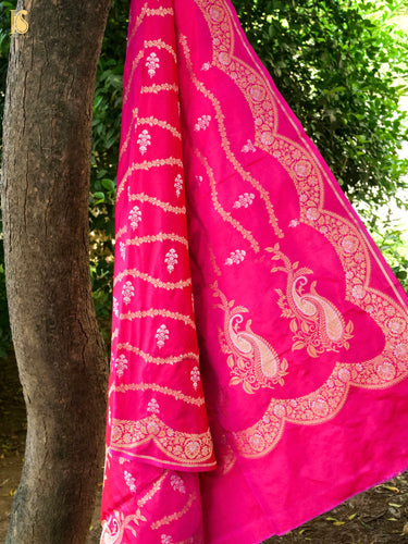 Handloom Banarasi Katan Silk Dupatta