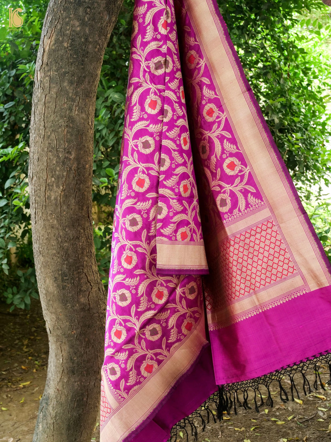 Handloom Banarasi Katan Silk Dupatta