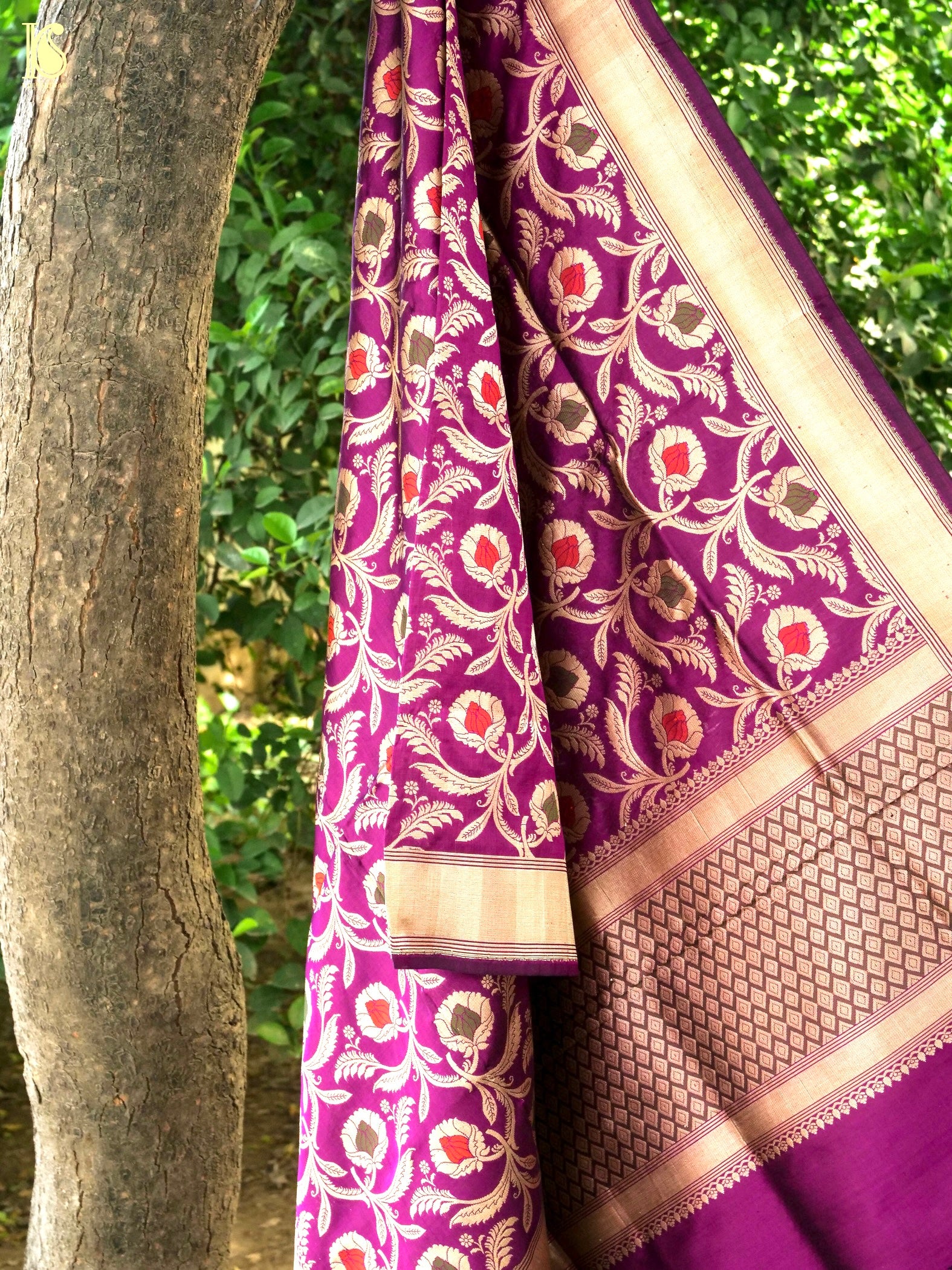 Handloom Banarasi Katan Silk Dupatta