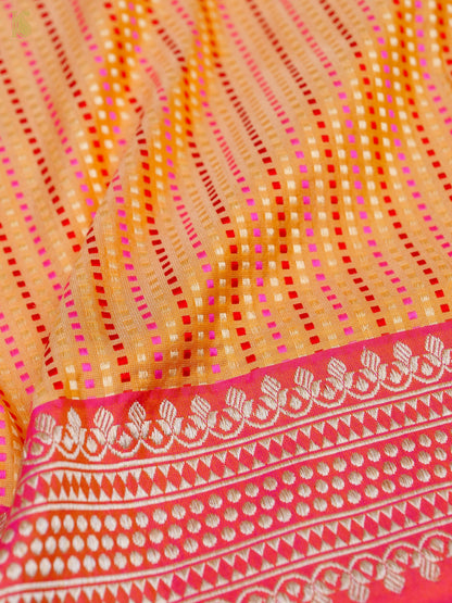 Banarasi Handloom Pure Katan Silk Kadwa Saree