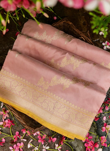 Banarasi Handloom Pure Katan Silk Kadwa Saree