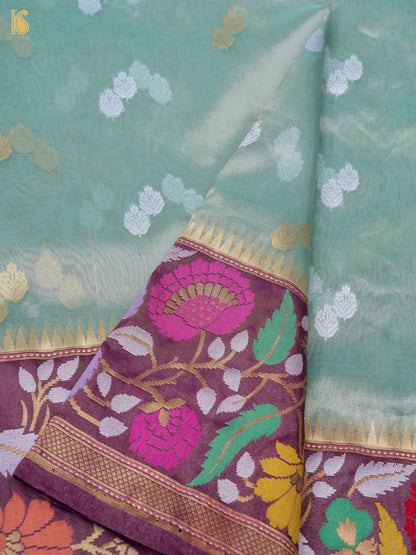 Pure Banarasi Kora by Tissue Saree