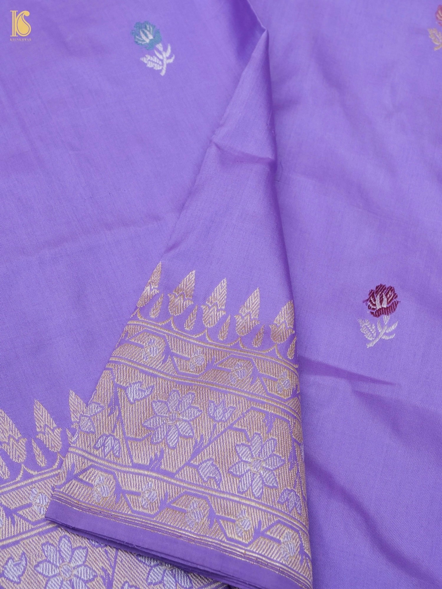 Handloom Banarasi Katan Silk Kadwa Ektara Kumudini Saree