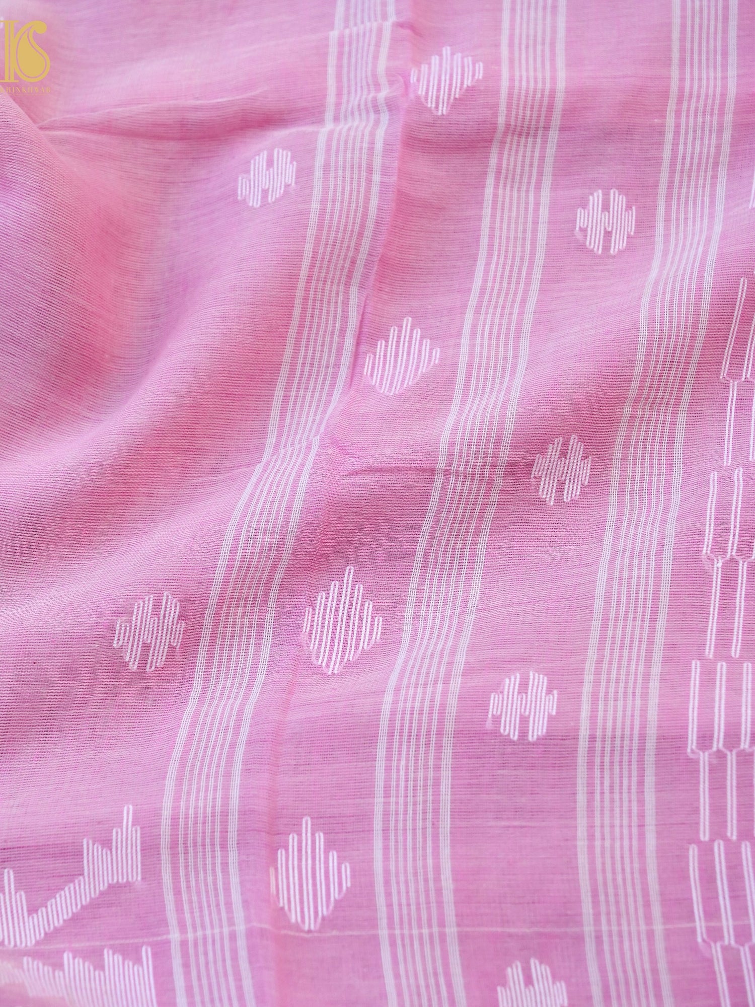 Cotton Handloom Bengal Jamdani Saree