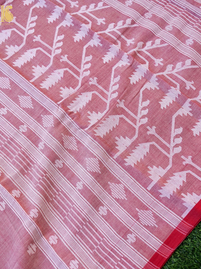 Cotton Handloom Bengal Jamdani Saree