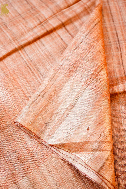 Handloom Tussar by Tissue Saree