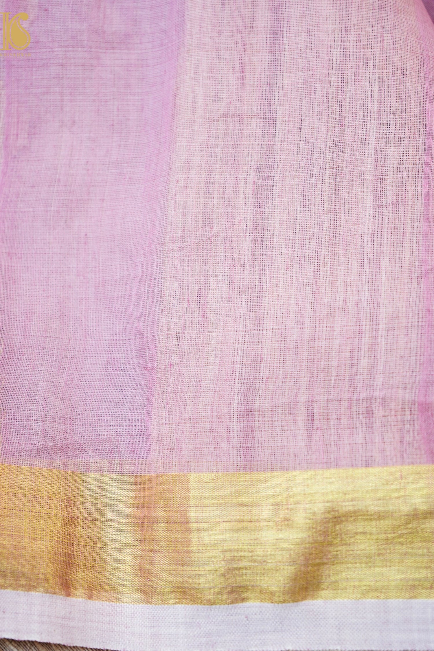 Handloom Dhakai Jamdani Jute Silk Pink Saree