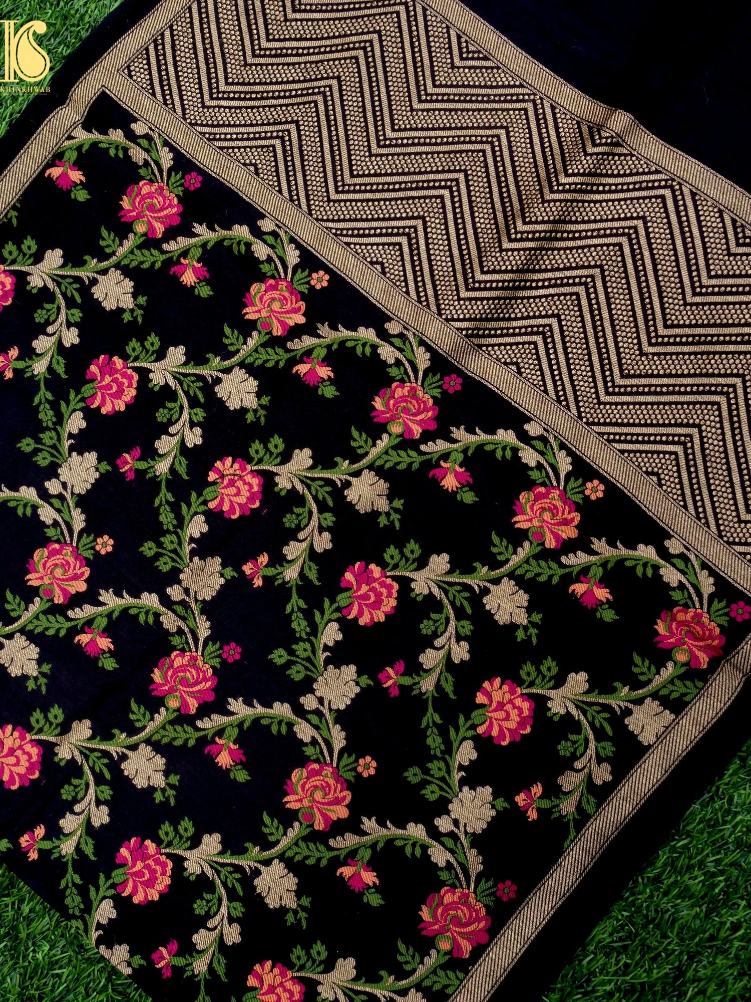 Pure Chiniya Silk Banarasi Woven Stole