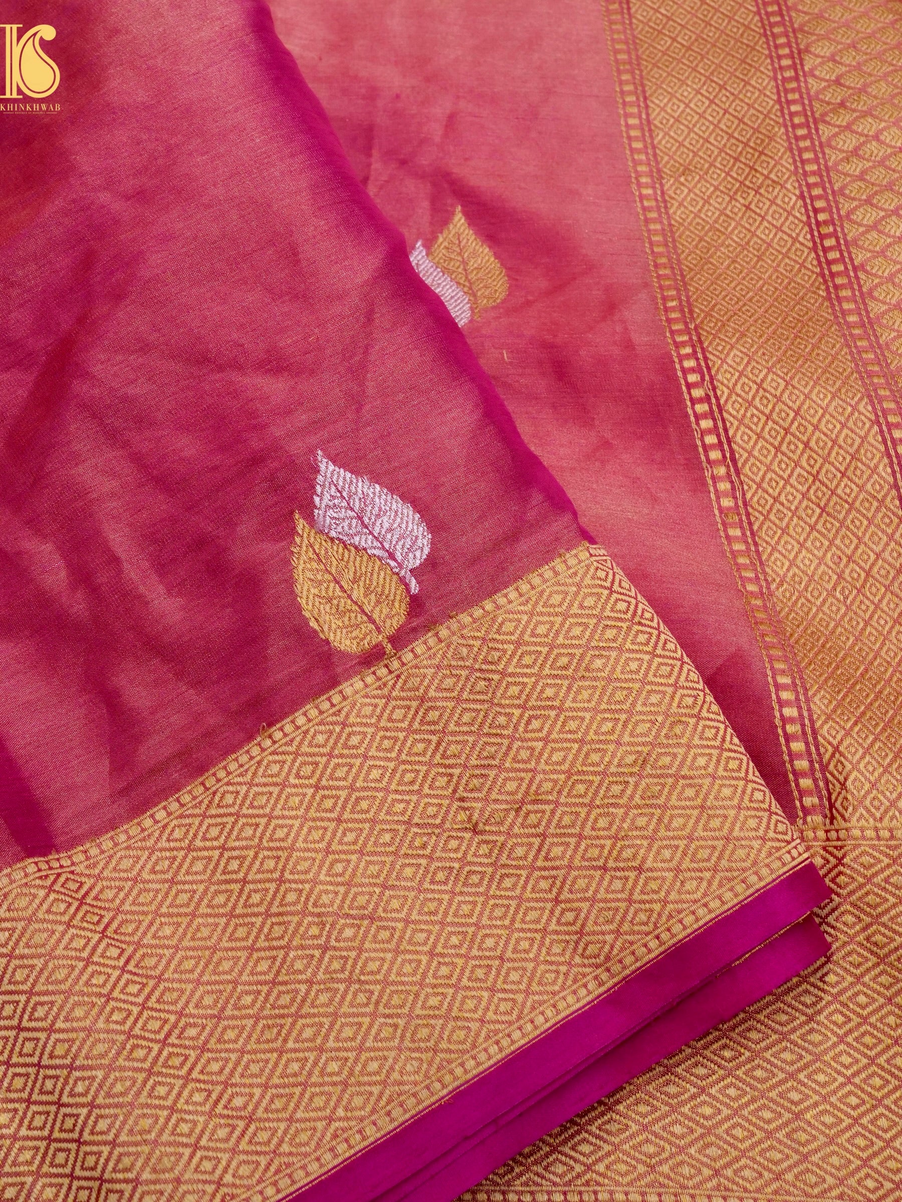 Handloom Banarasi Pure Tissue Silk Kadwa Saree