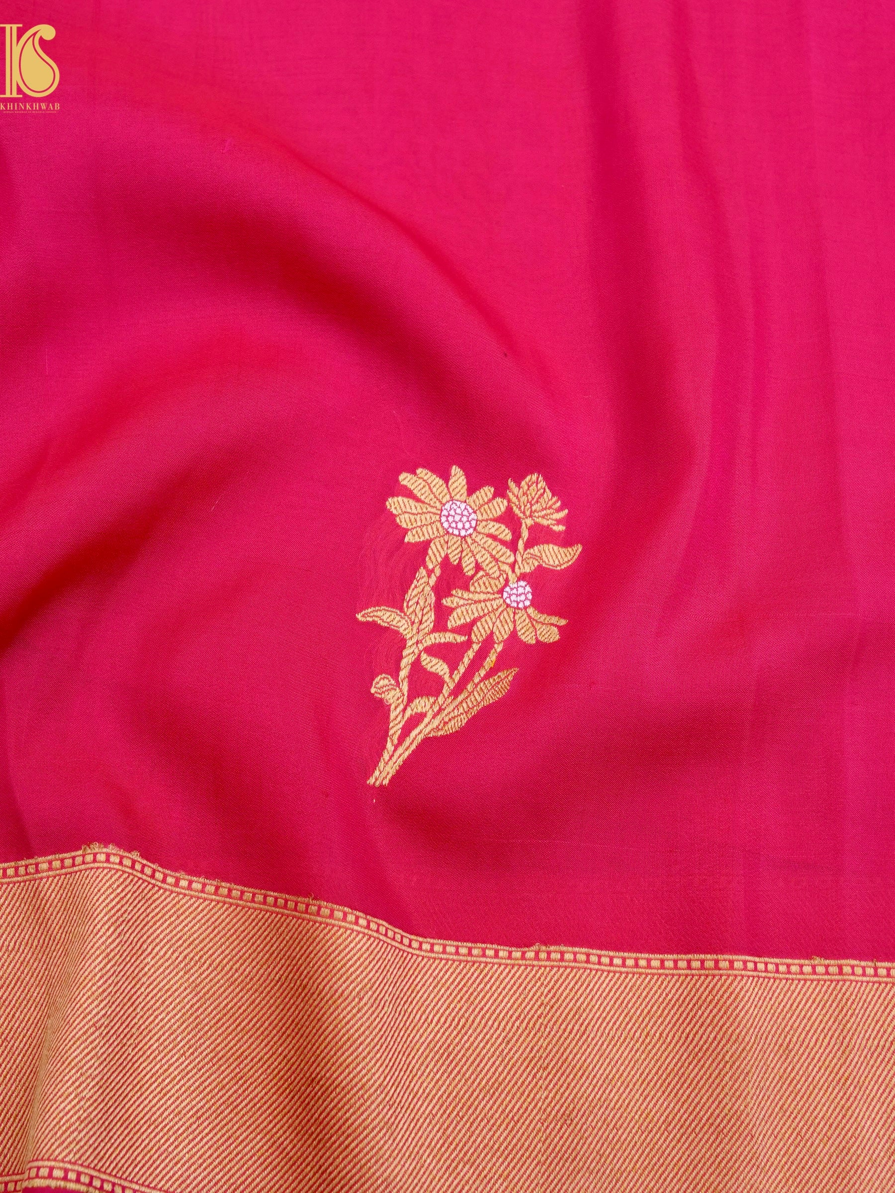 Handloom Banarasi Crepe Silk Saree
