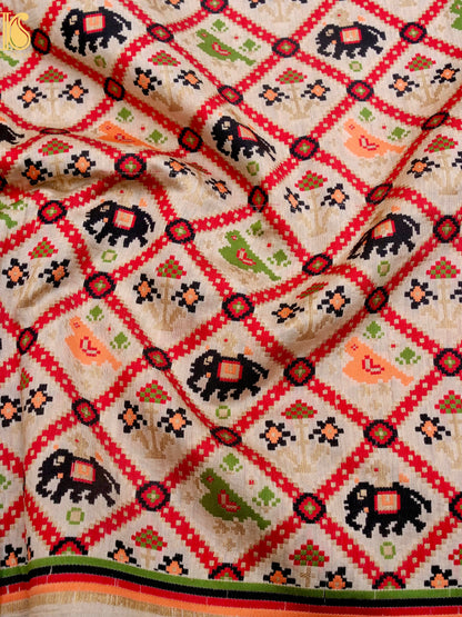 Pure Chiniya Silk Banarasi Woven Stole