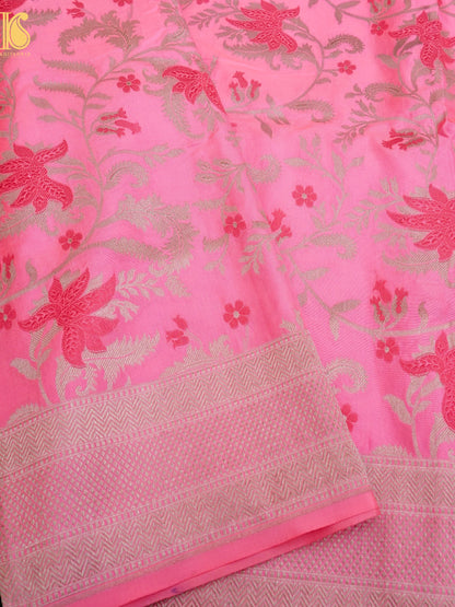 Handloom Banarasi Katan Silk Ektara Saree