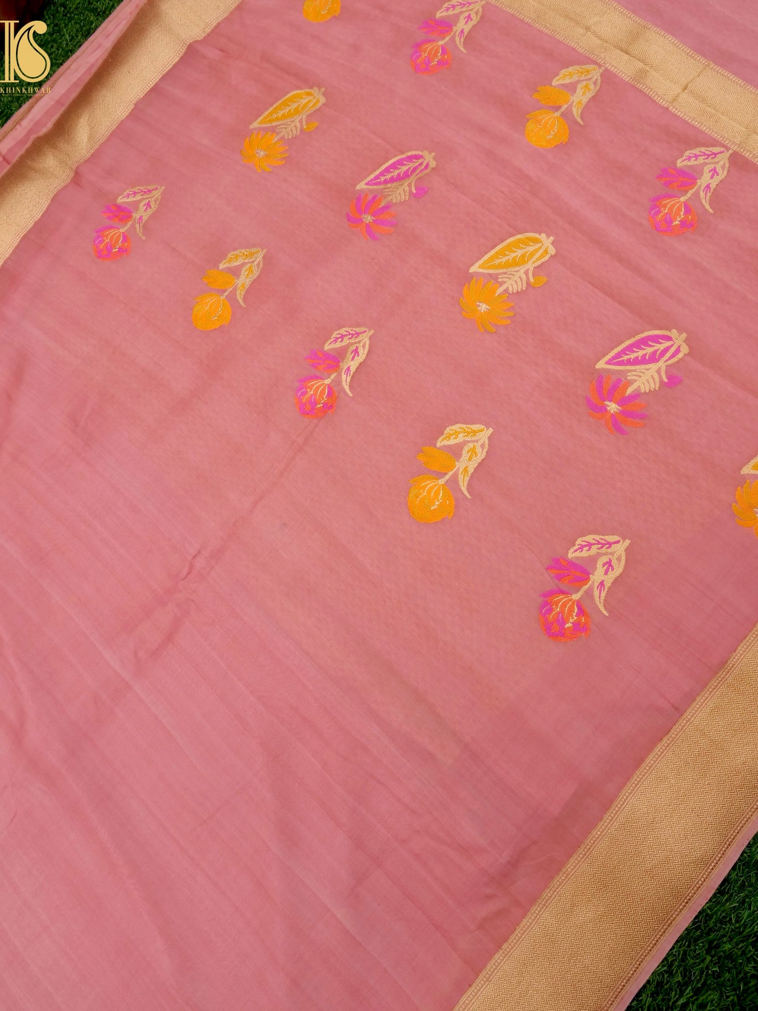 Handloom Banarasi Crepe Silk Saree