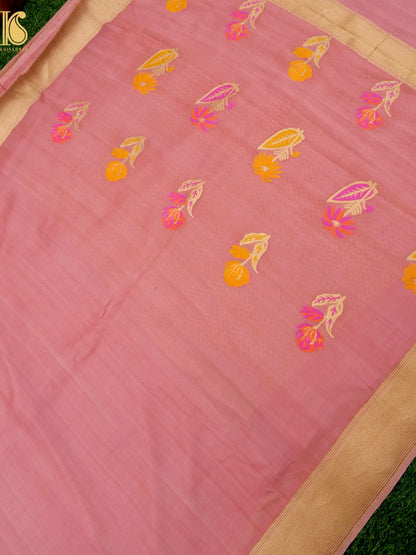 Handloom Banarasi Crepe Silk Saree