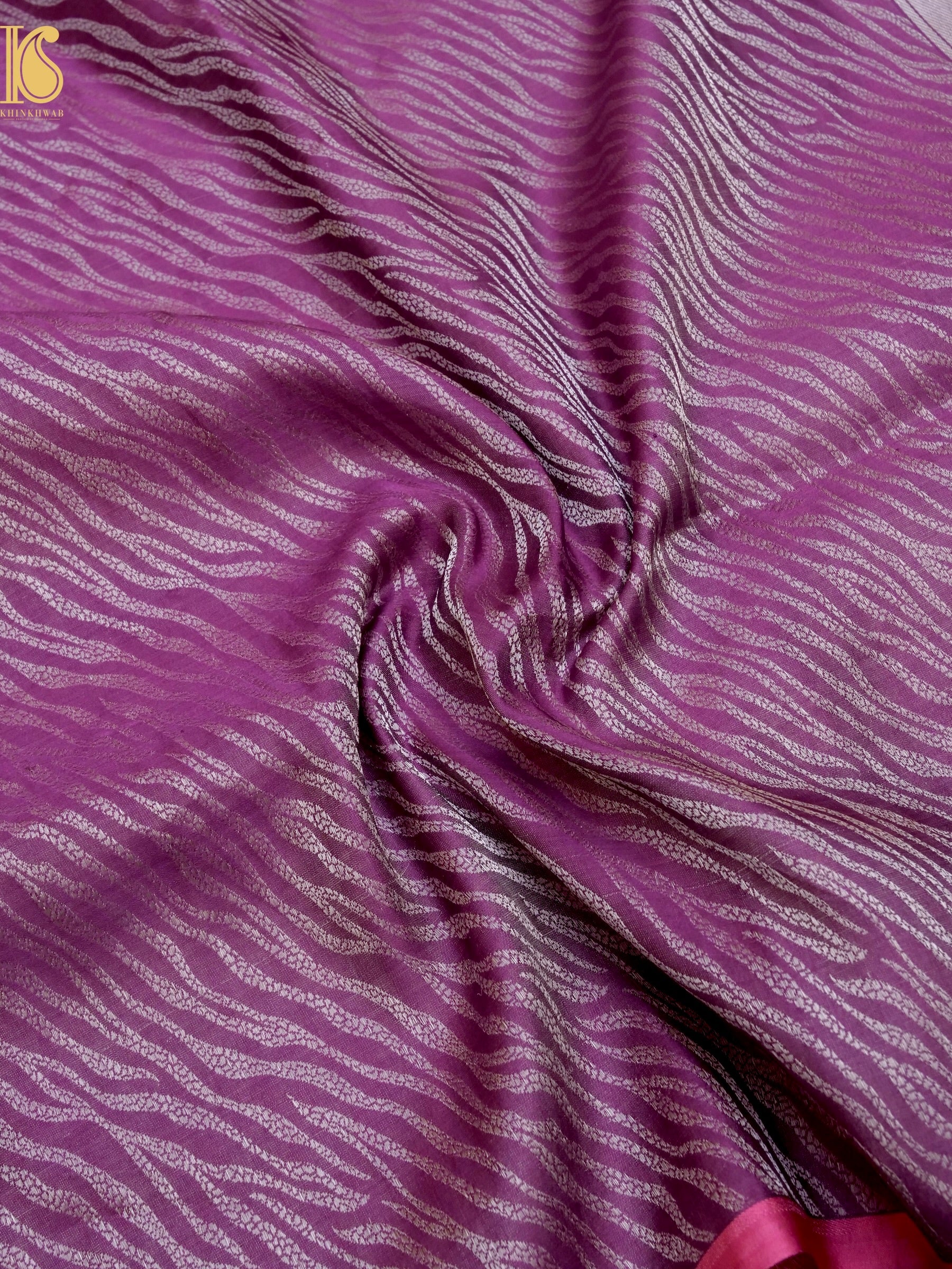 Handloom Banarasi Katan Silk Zari Tanchoi Saree