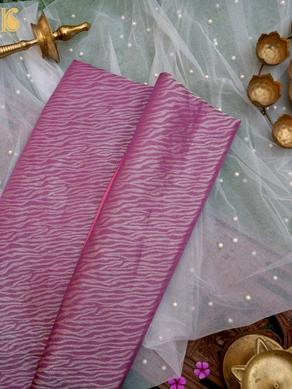 Handloom Banarasi Katan Silk Zari Tanchoi Saree