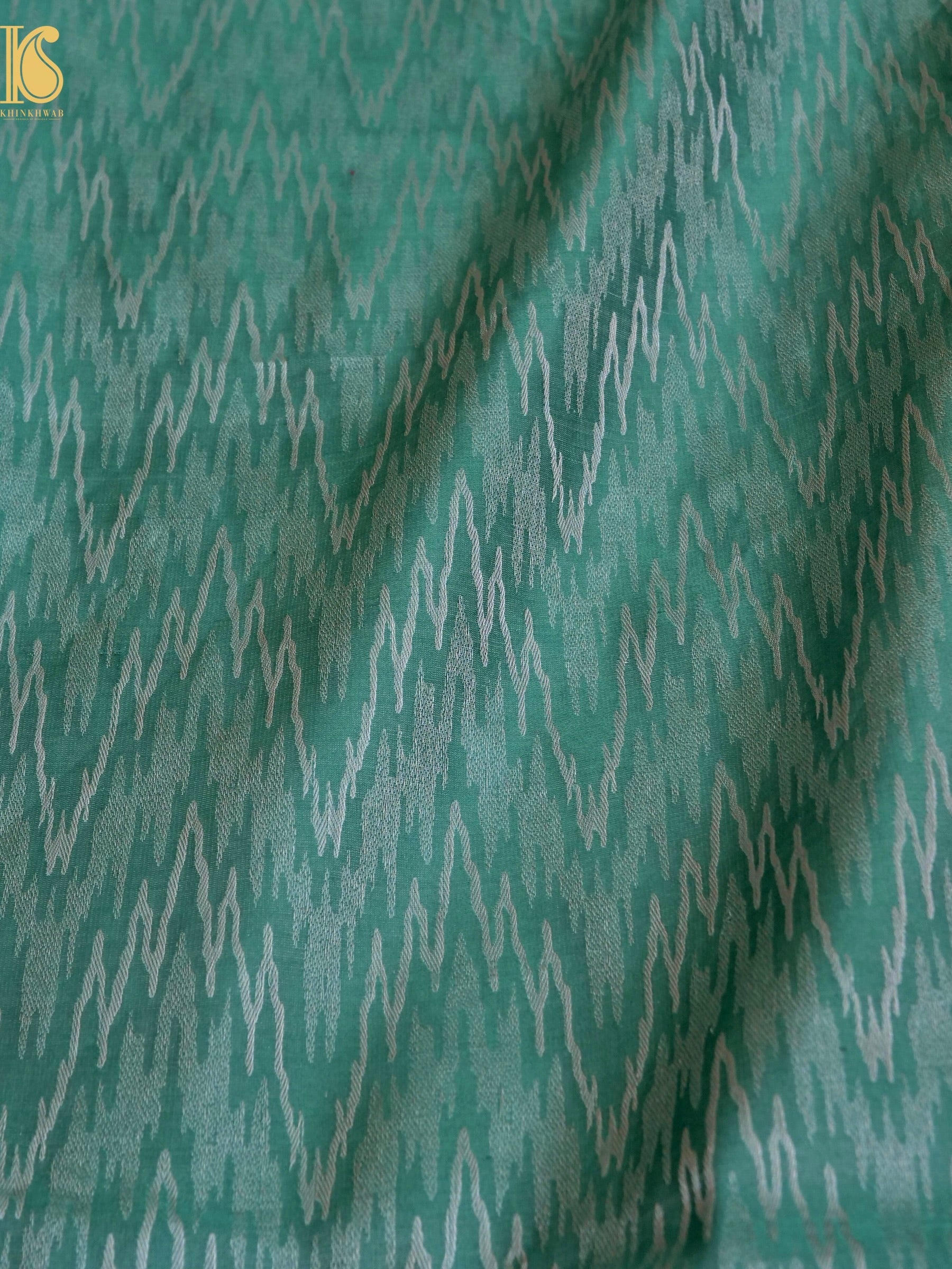 Handloom Banarasi Katan Silk Zari Tanchoi Saree