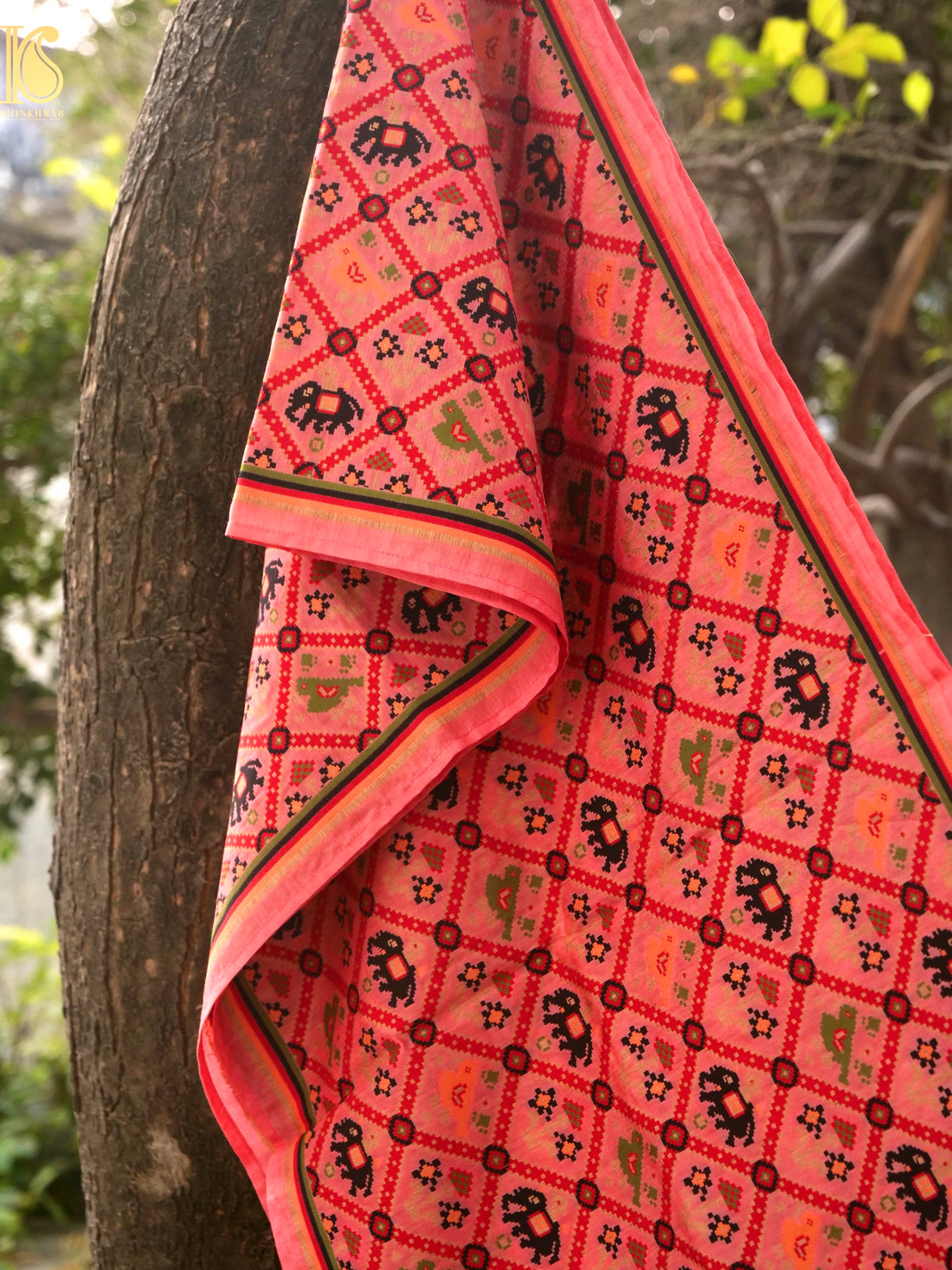 Pure Chiniya Silk Banarasi Woven Stole