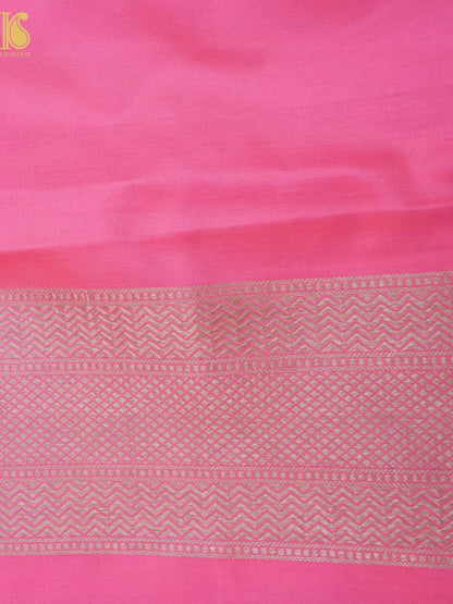 Handloom Katan Silk Ekatara Kadhiyal Banarasi Saree