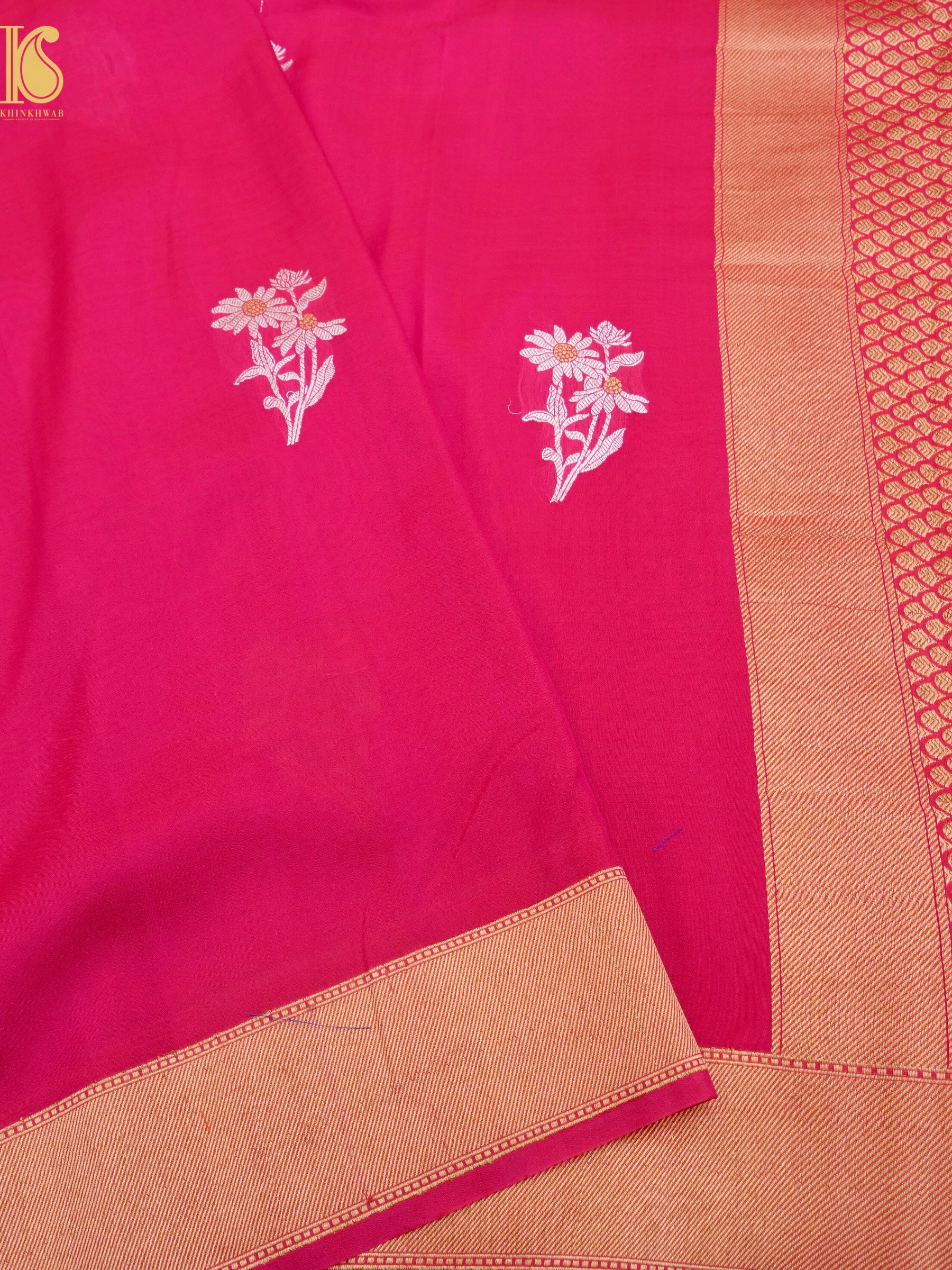 Handloom Banarasi Crepe Silk Saree