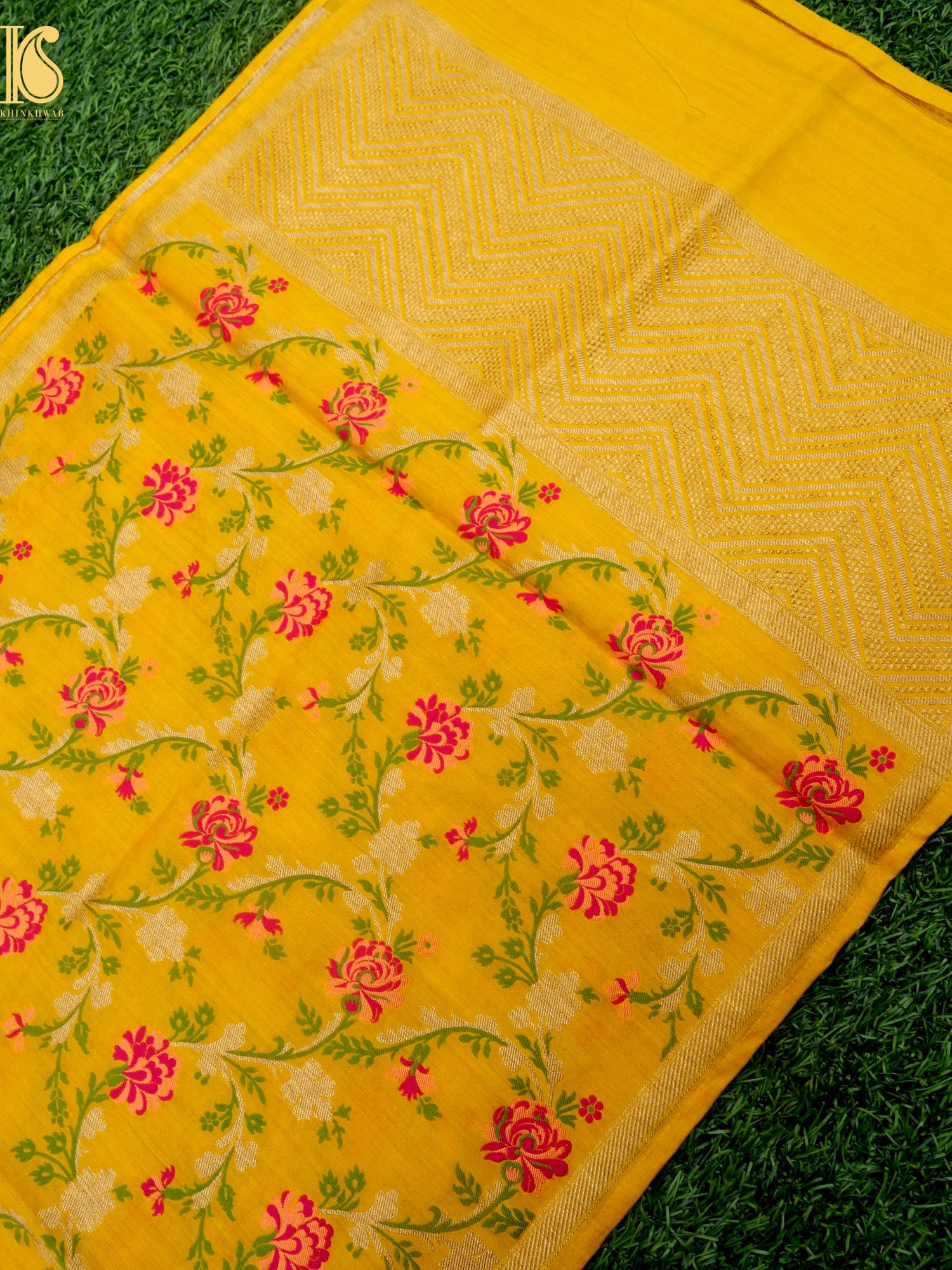 Pure Chiniya Silk Banarasi Woven Stole