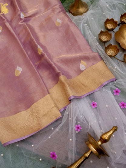 Handloom Banarasi Pure Tissue Silk Kadwa Saree