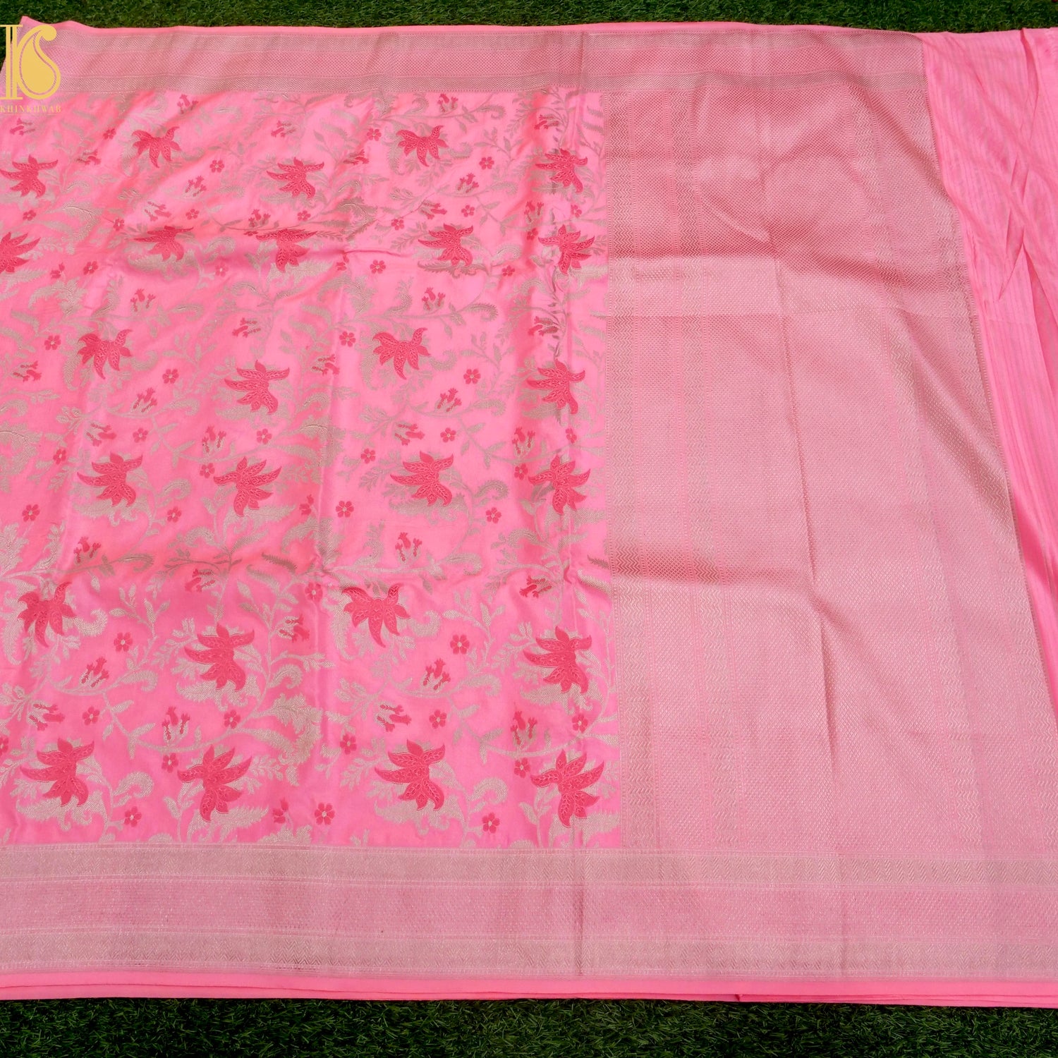 Handloom Banarasi Katan Silk Ektara Saree