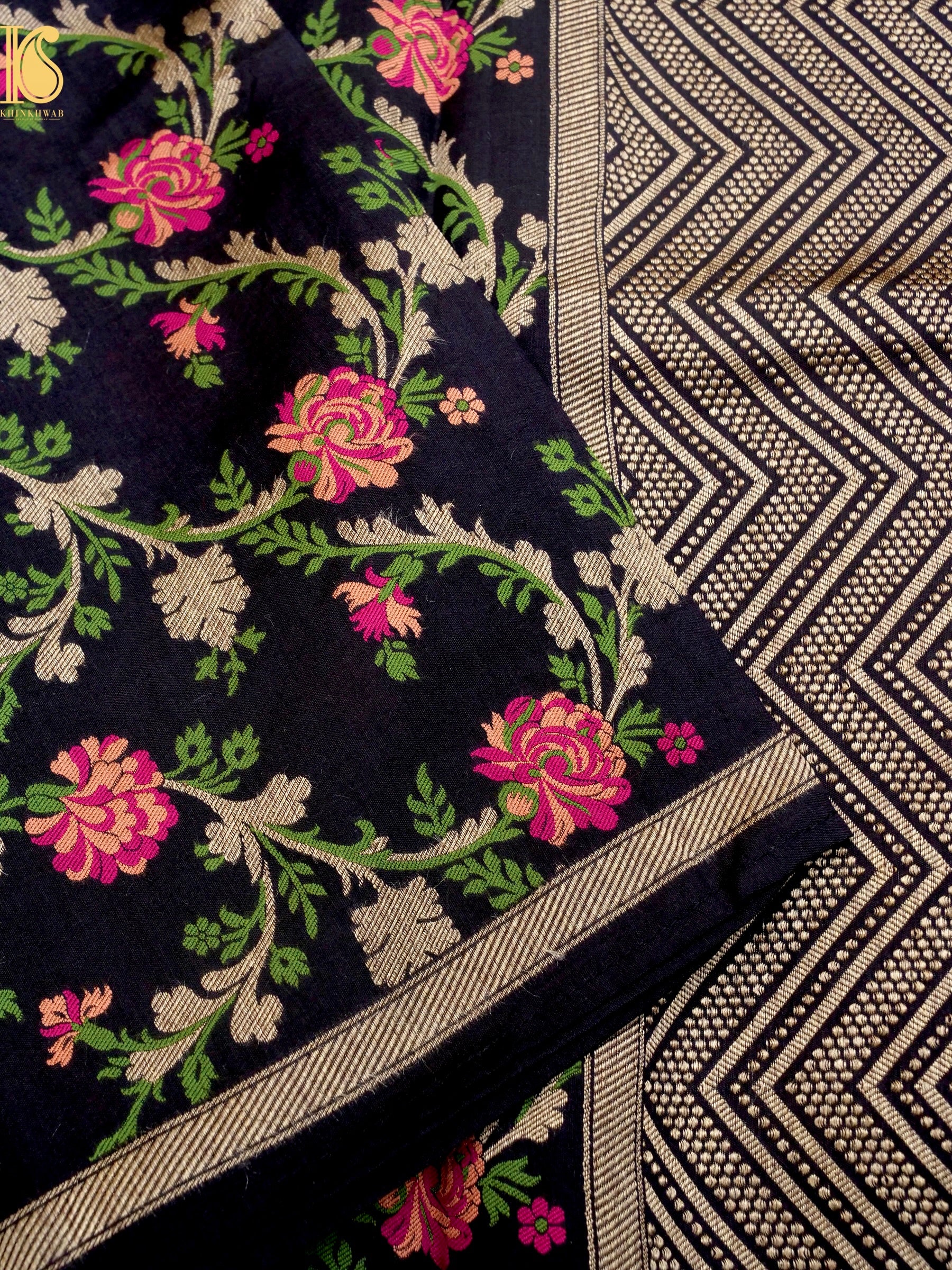 Pure Chiniya Silk Banarasi Woven Stole