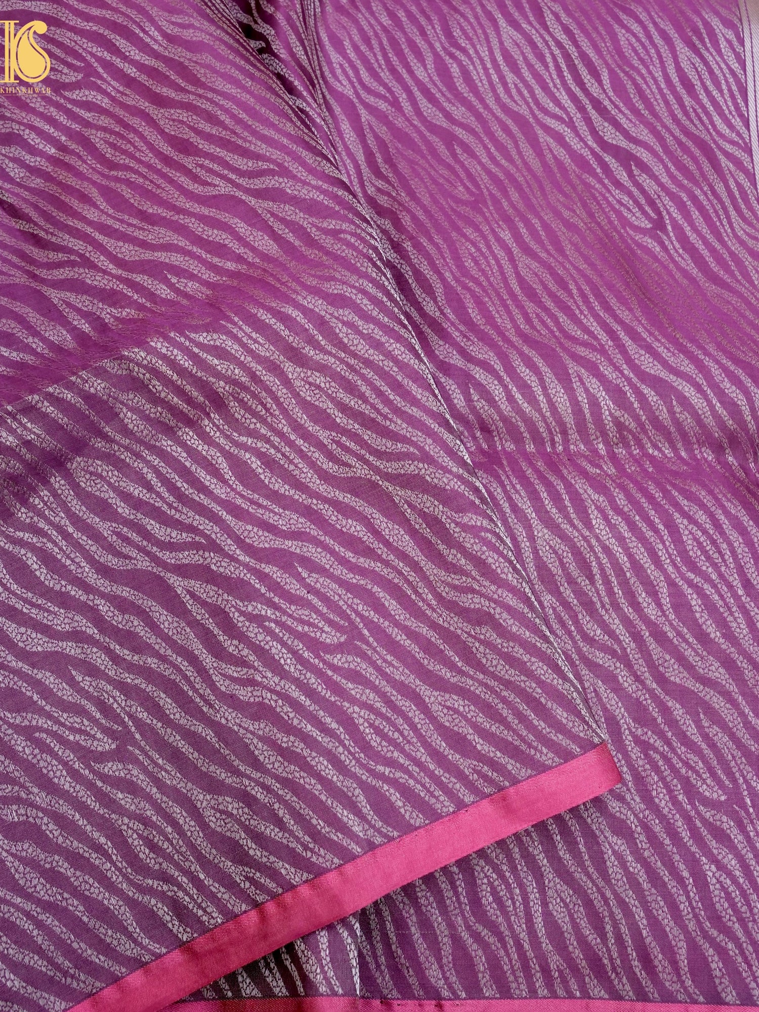 Handloom Banarasi Katan Silk Zari Tanchoi Saree