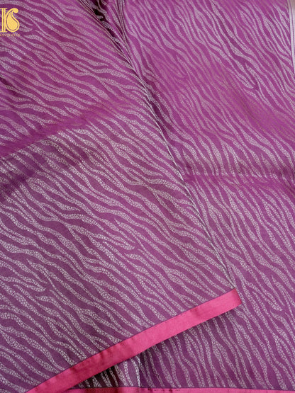 Handloom Banarasi Katan Silk Zari Tanchoi Saree