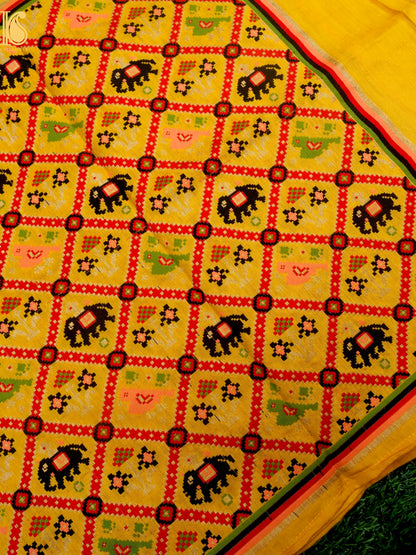 Pure Chiniya Silk Banarasi Woven Stole