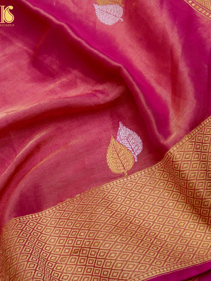 Handloom Banarasi Pure Tissue Silk Kadwa Saree