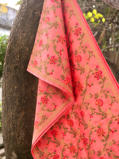 Pure Chiniya Silk Banarasi Woven Stole