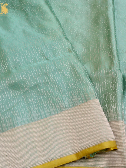 Handwoven Pure Katan Satin Silk Tanchoi Banarasi Saree