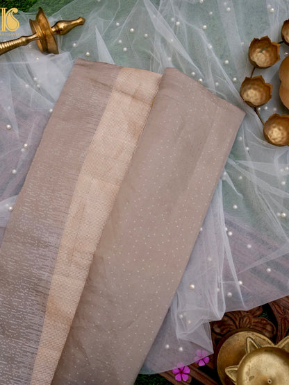 Handwoven Pure Katan Satin Silk Tanchoi Banarasi Saree