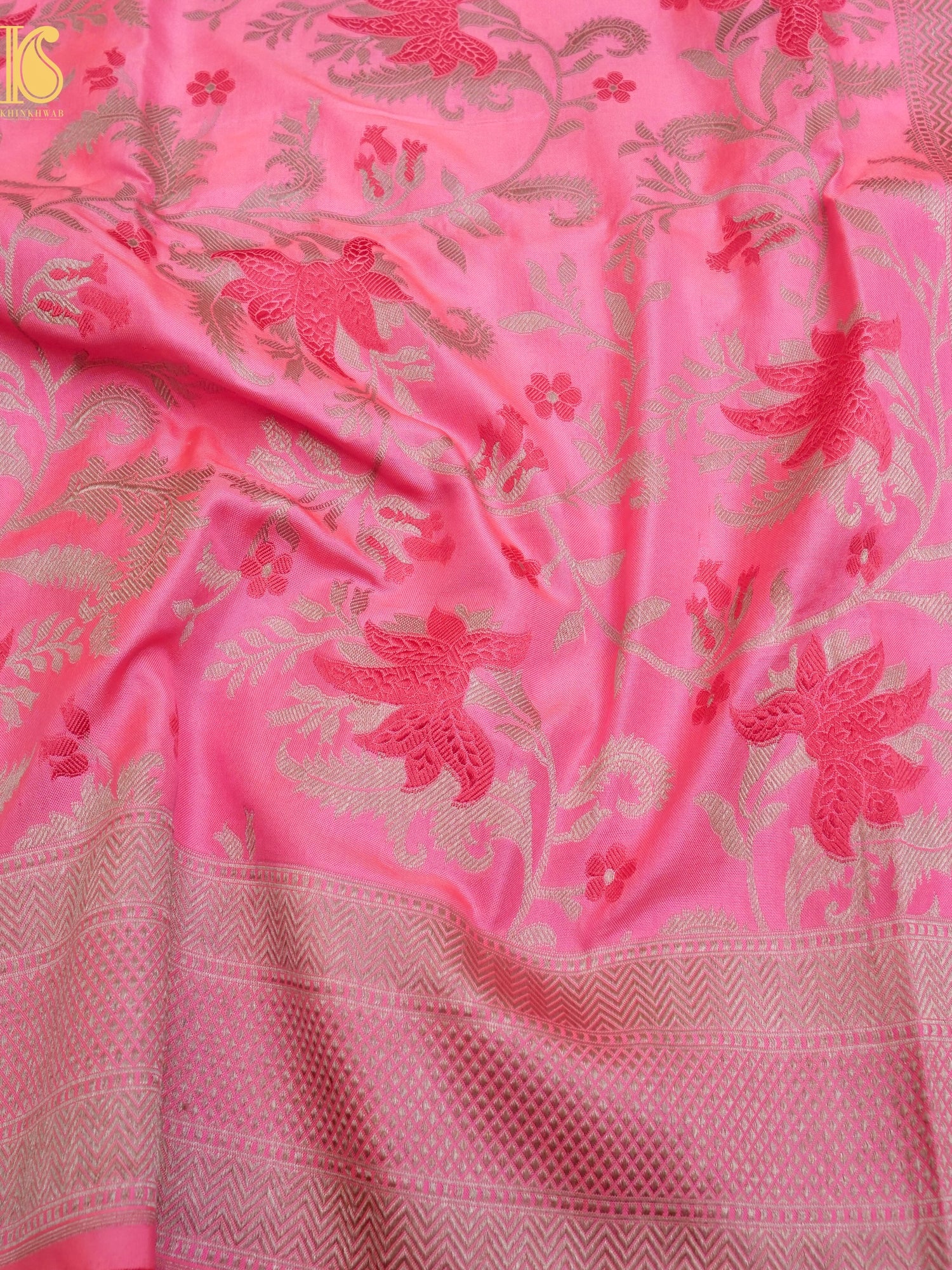 Handloom Banarasi Katan Silk Ektara Saree