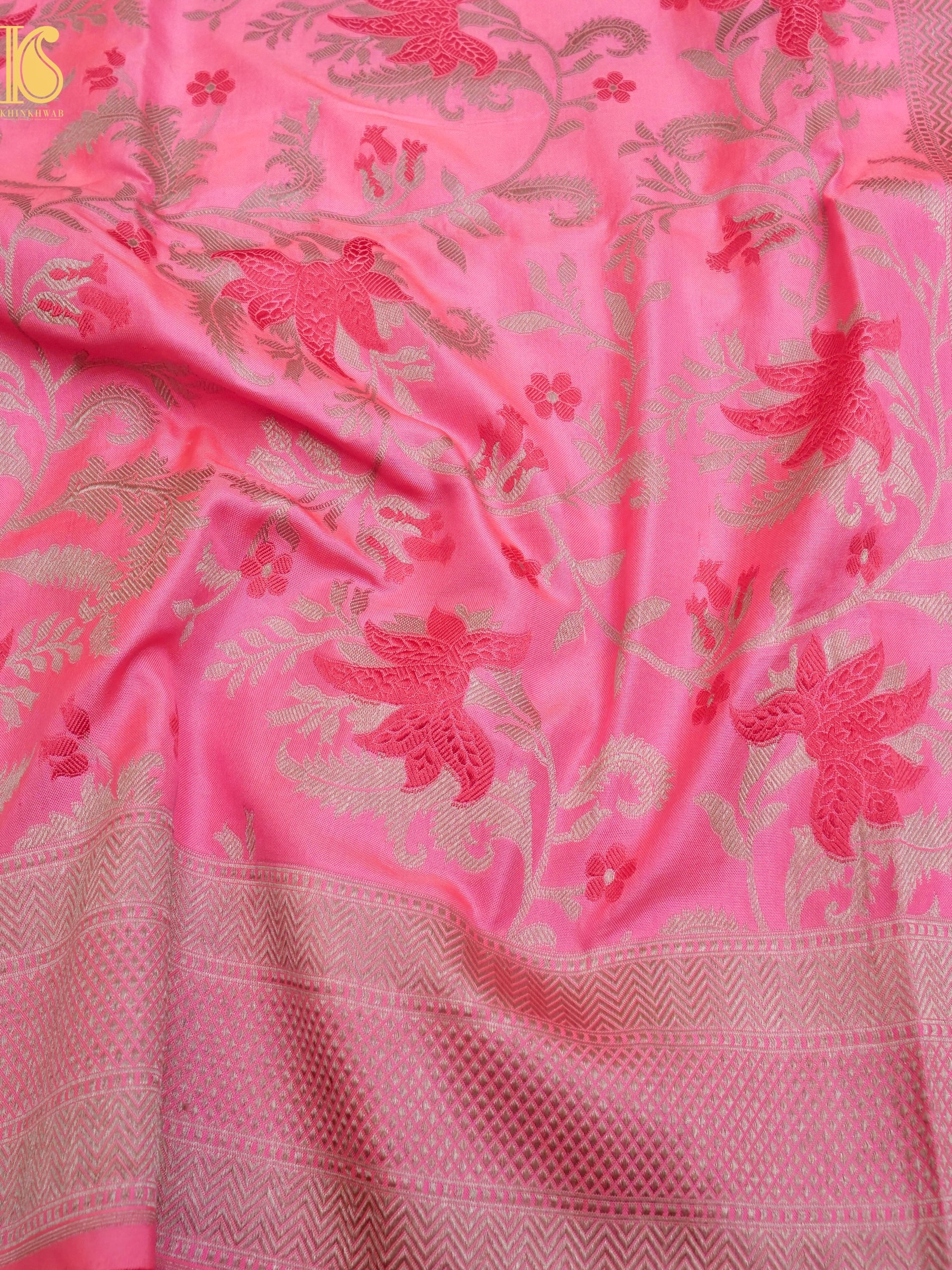 Handloom Banarasi Katan Silk Ektara Saree