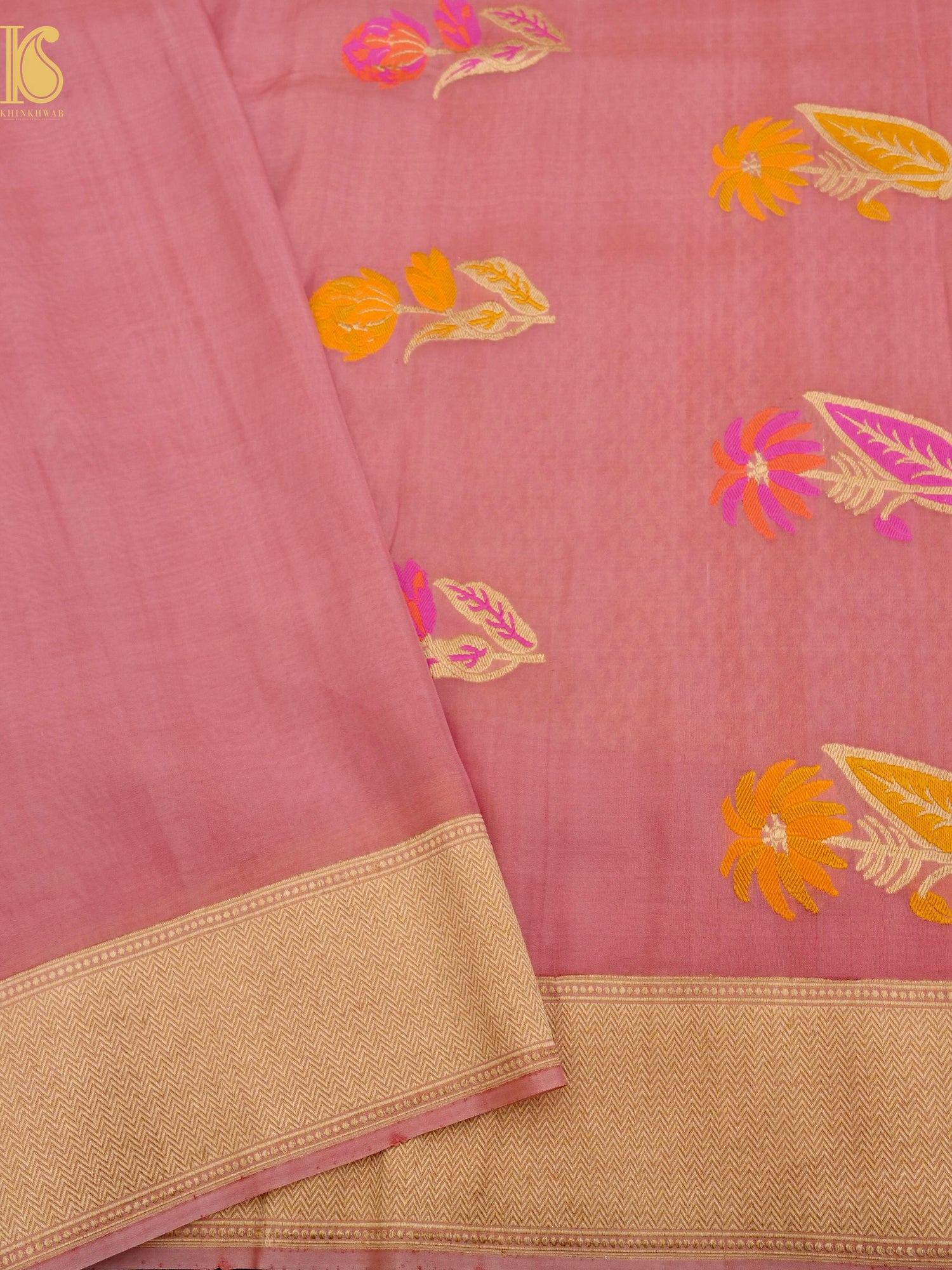 Handloom Banarasi Crepe Silk Saree