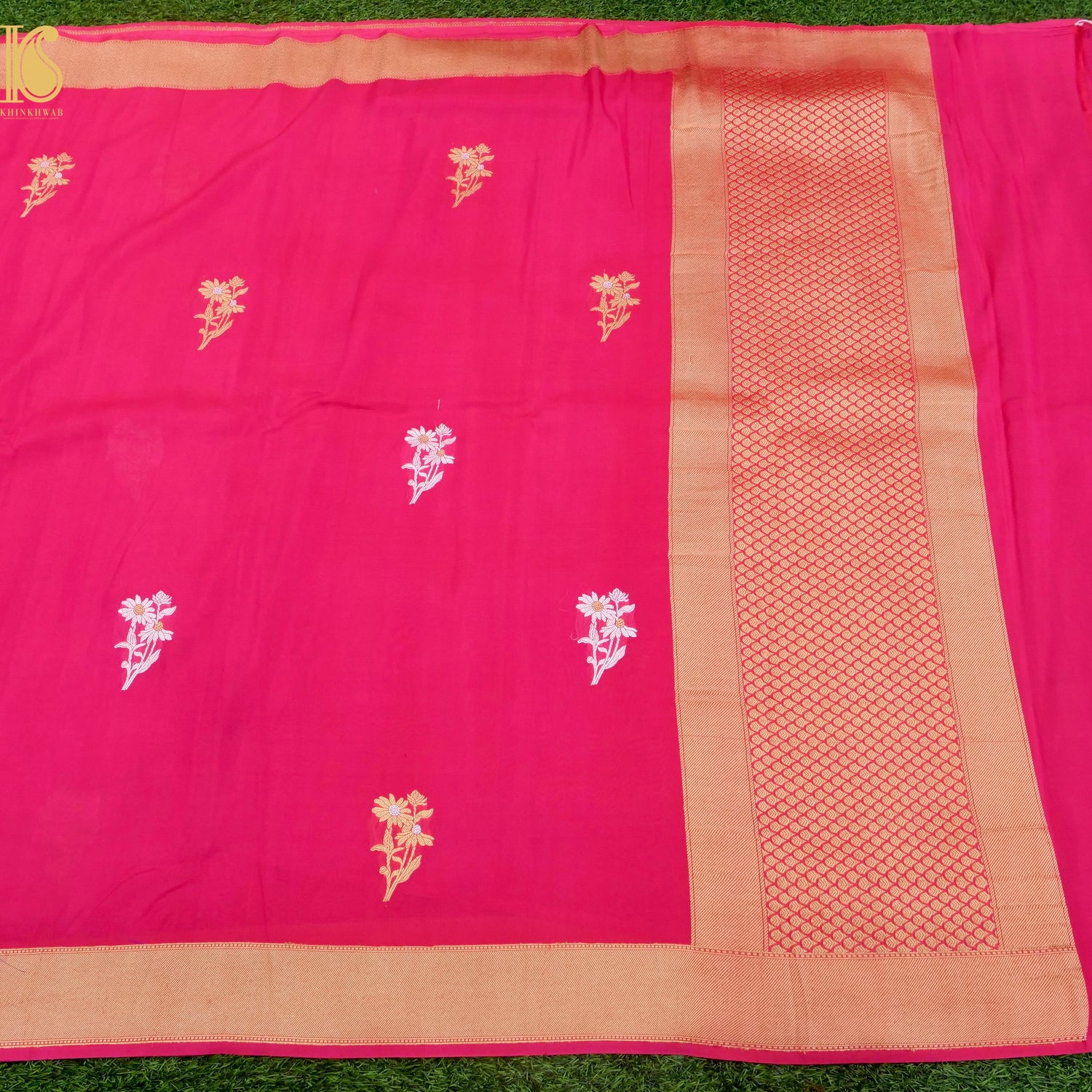 Handloom Banarasi Crepe Silk Saree
