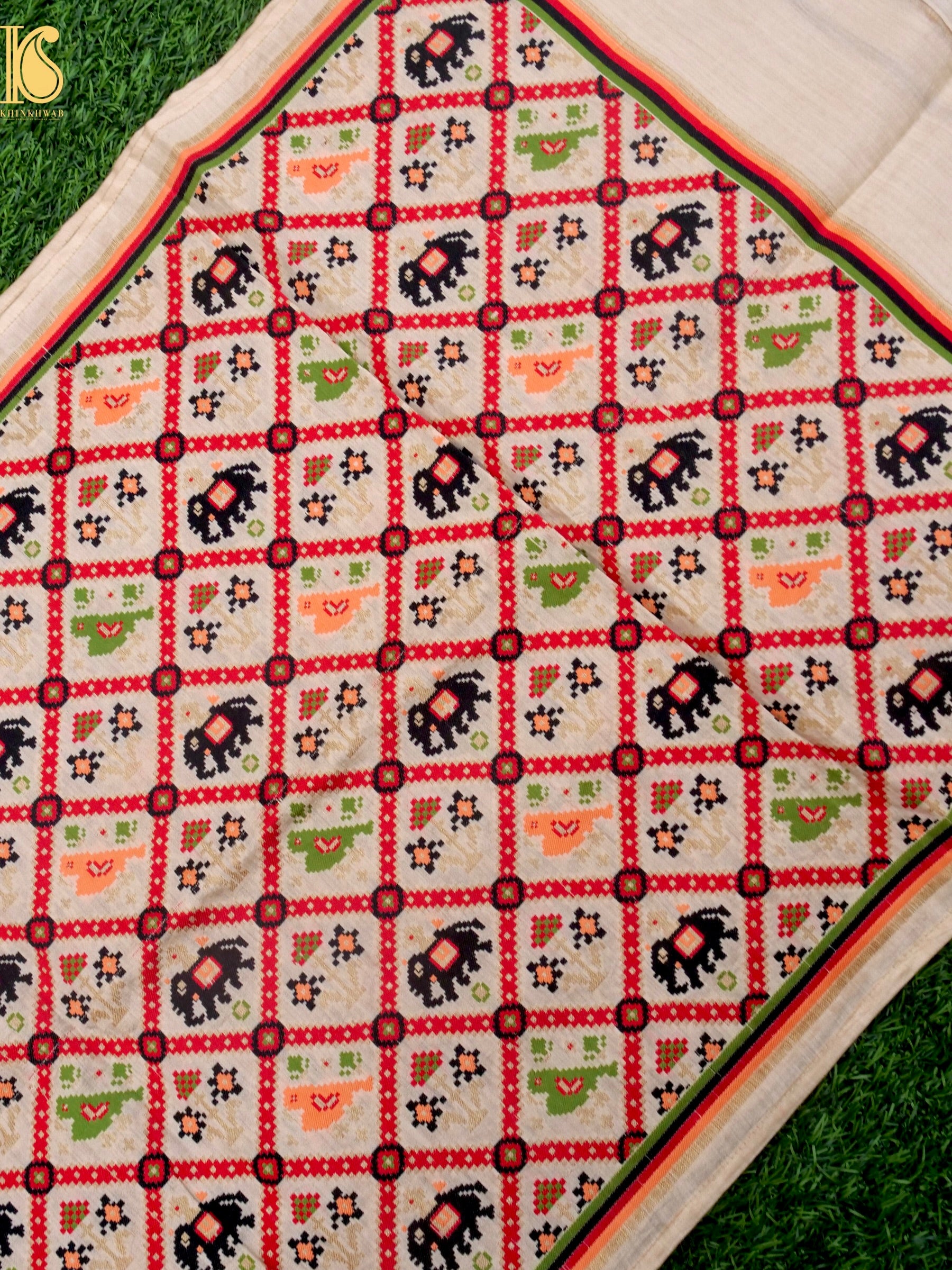 Pure Chiniya Silk Banarasi Woven Stole