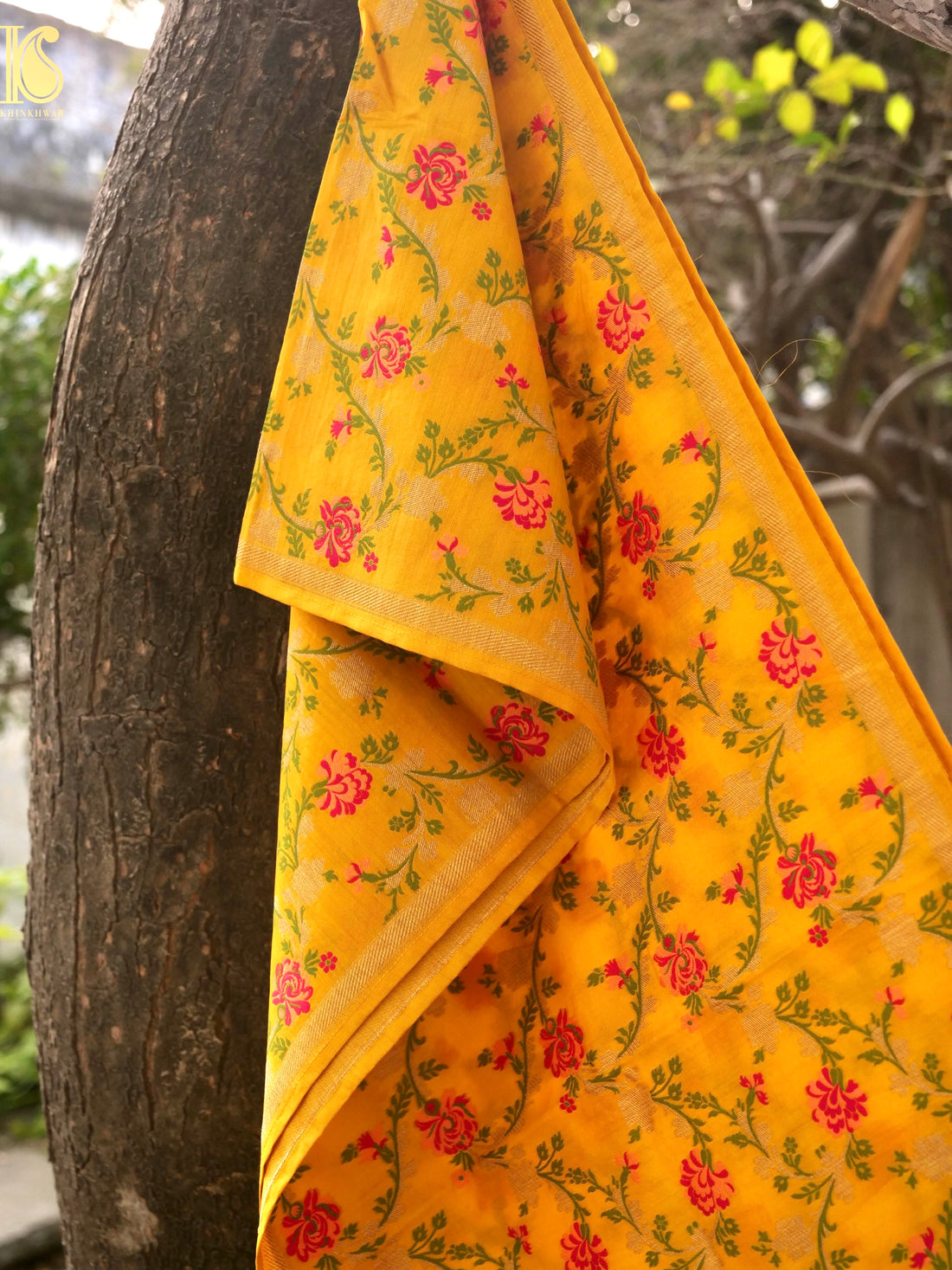 Pure Chiniya Silk Banarasi Woven Stole