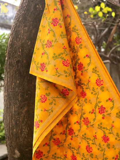 Pure Chiniya Silk Banarasi Woven Stole