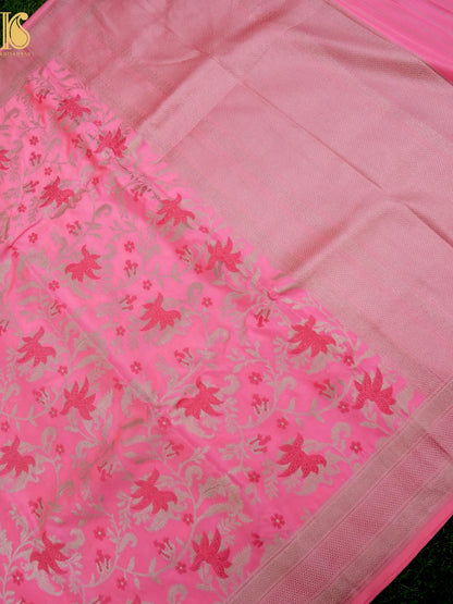 Handloom Banarasi Katan Silk Ektara Saree