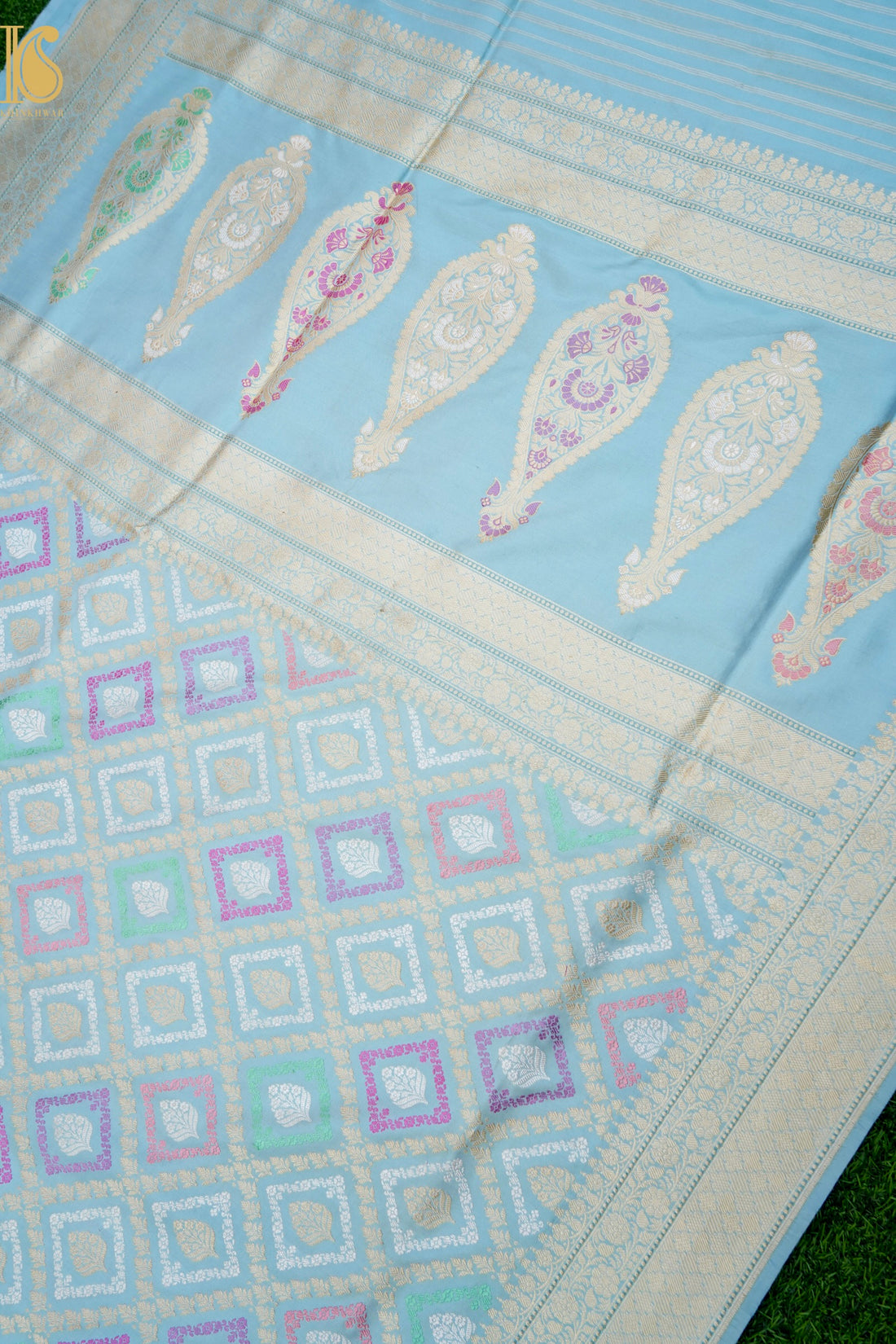 Handloom Banarasi Pure Katan Silk Kadwa Saree